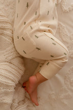 Buttercream Tree | Organic Zipper Romper