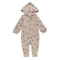 Oatmeal Pinecone | Organic Zipper Romper