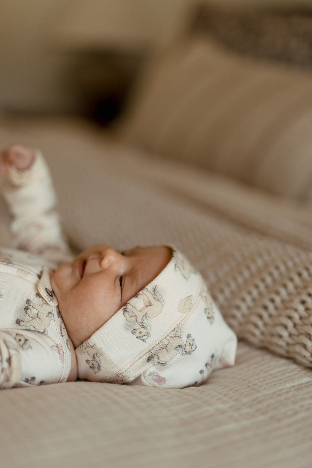 Blush Boots | Organic Knotted Hat