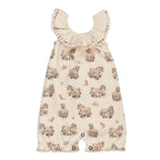 Blush Boots | Organic Bubble Romper