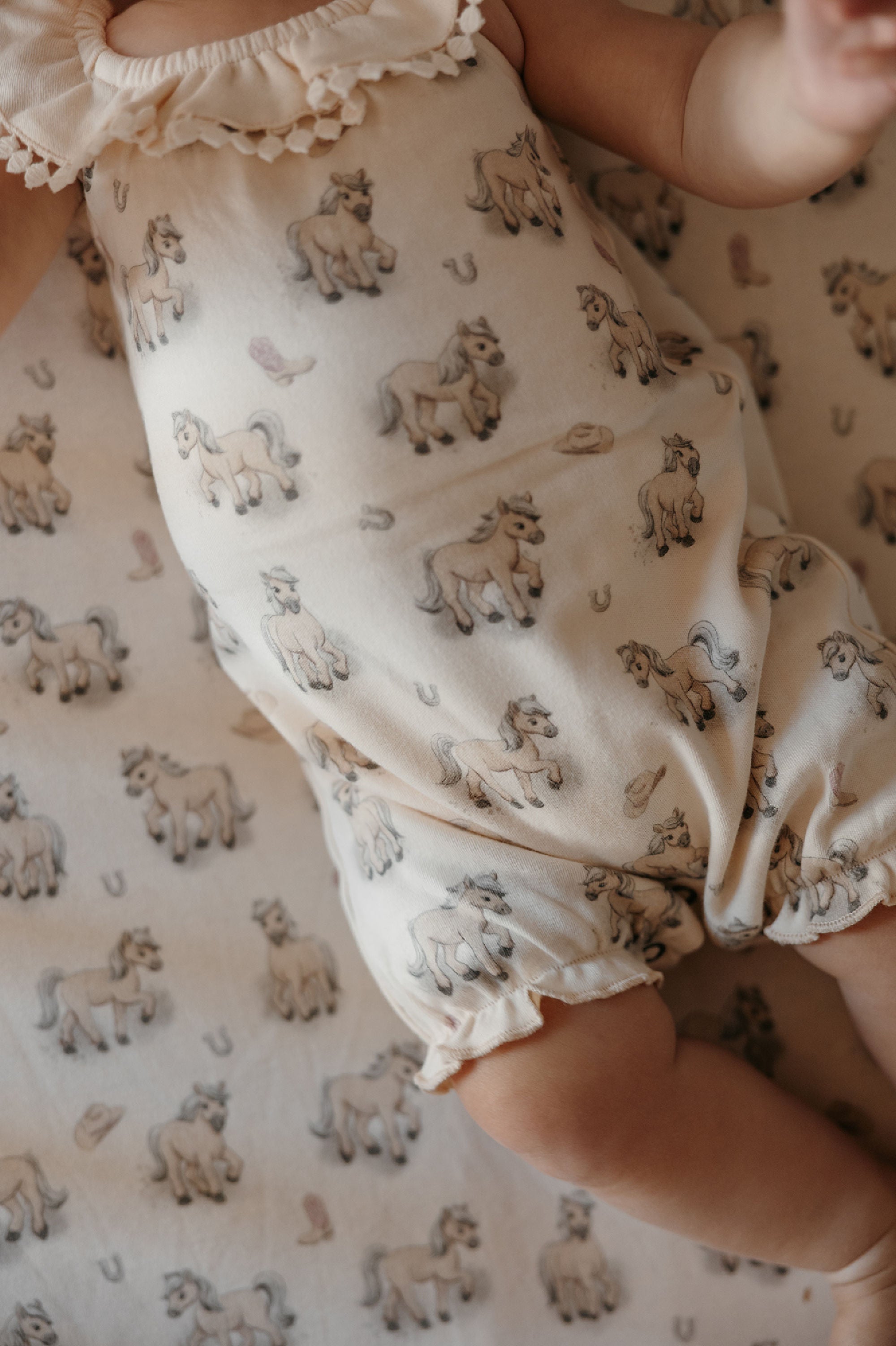 Blush Boots | Organic Bubble Romper