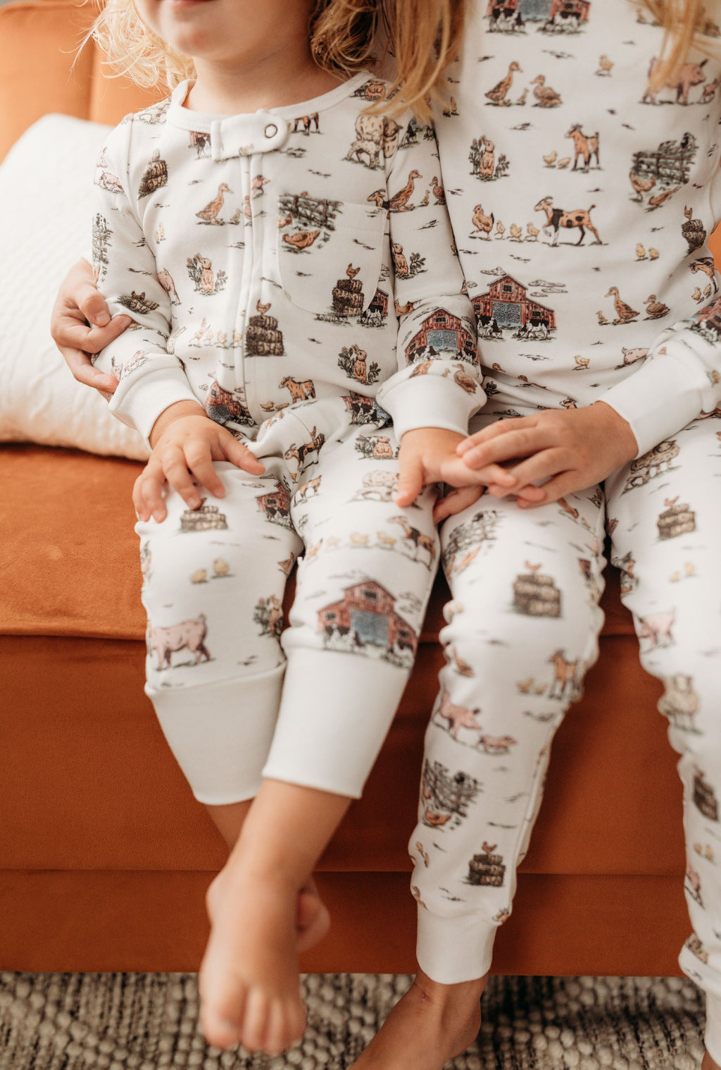 Farm Friends | Organic Zipper Romper