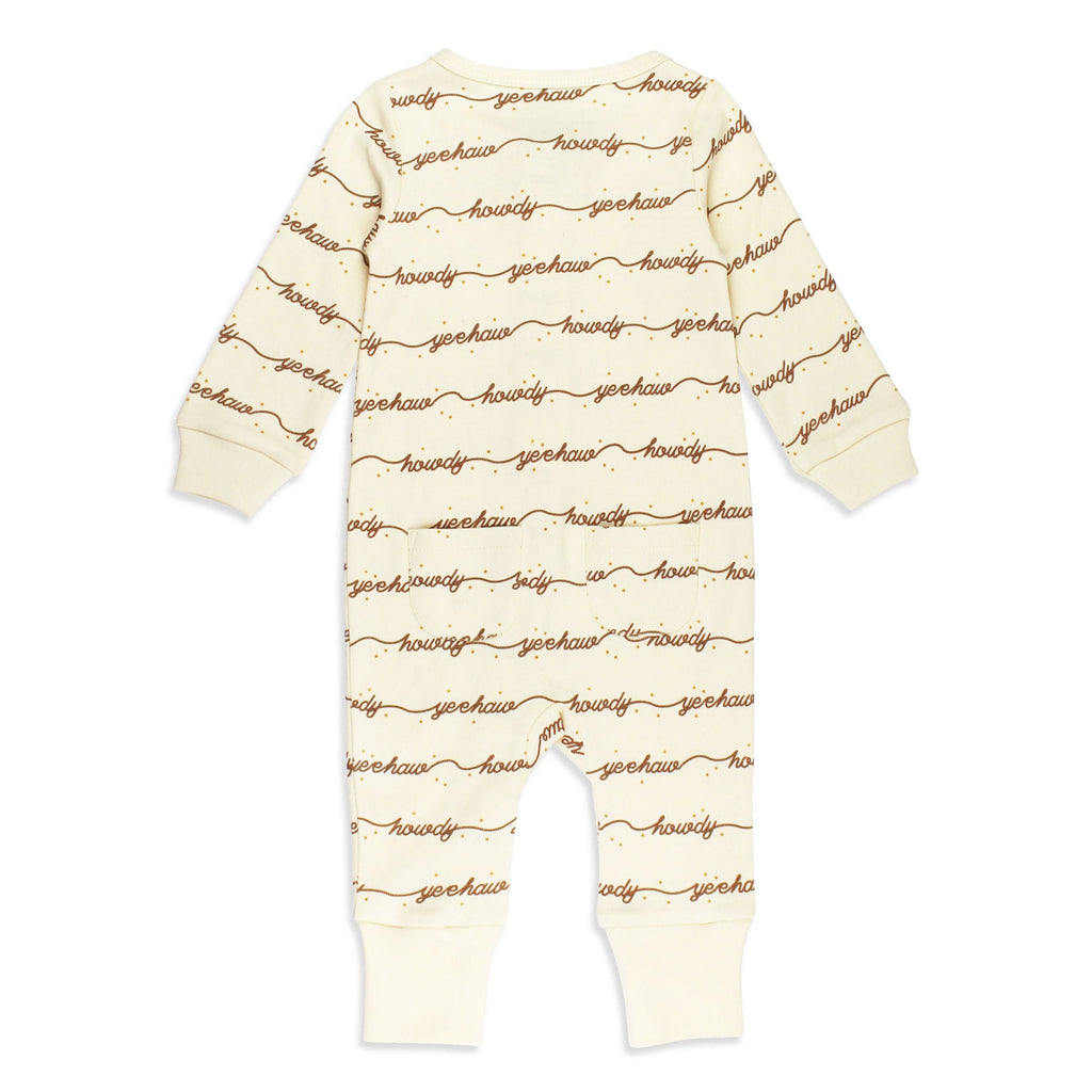 Howdy | Organic Zipper Romper