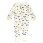 Shark | Organic Zipper Romper
