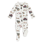 Farm Friends | Organic Zipper Footie