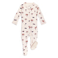 Flamingo | Organic Zipper Footie