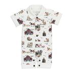 Farm Friends | Organic S/Sleeve Coverall