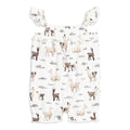 Llama | Organic Smocked Bubble Romper