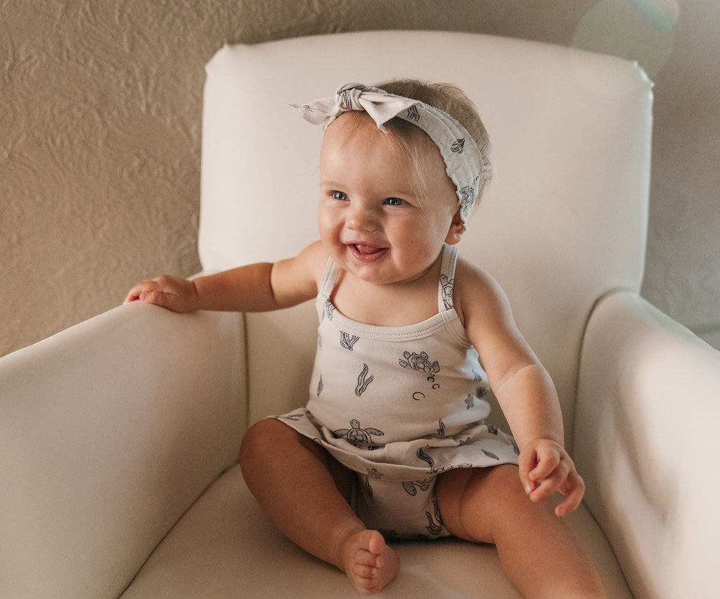Sea Turtle | Organic Smocked Headband