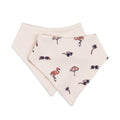 Flamingo | Organic Bandana Bib, 2-Pack