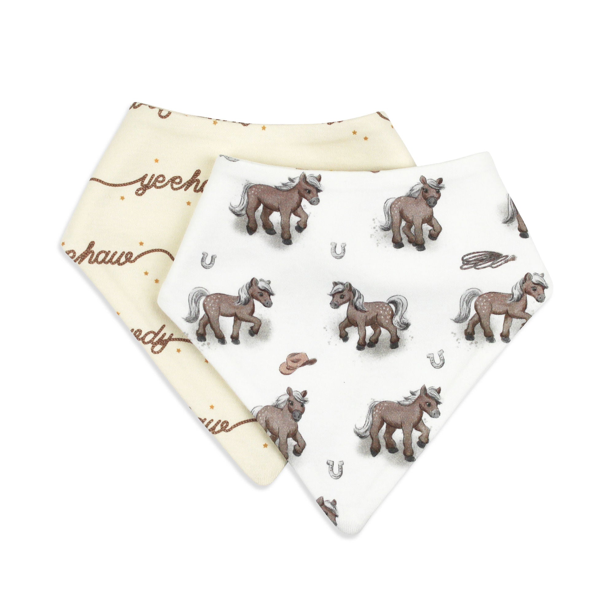 Little Lasso | Organic Bandana Bib, 2-Pack
