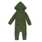 Forest | Organic Thermal Zipper Romper