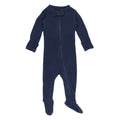 Midnight | Organic Thermal Zipper Footie