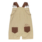 Oatmeal | Organic Twill Sleeveless Overall