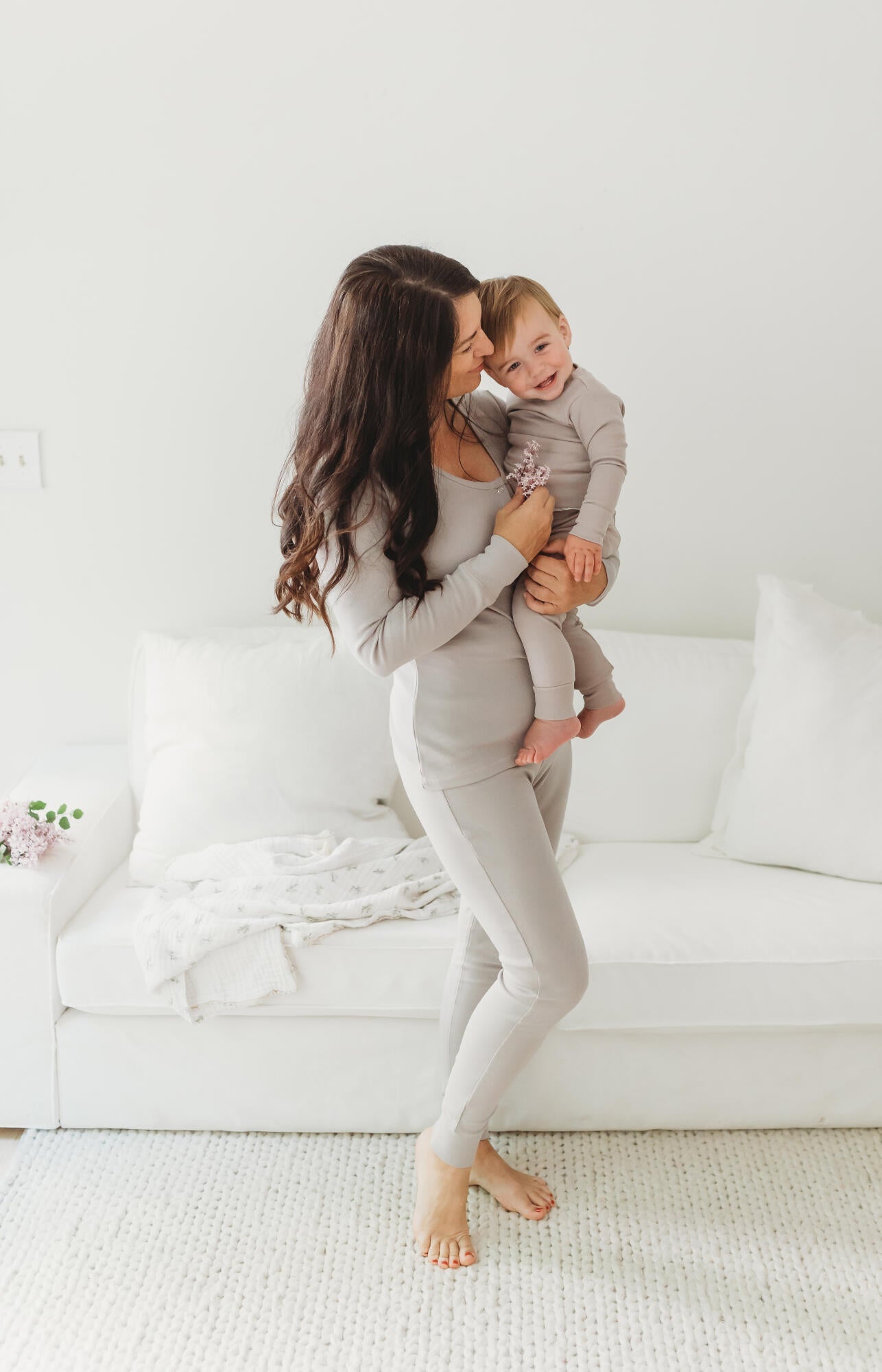 Mommy & Me Bundle in Light Gray