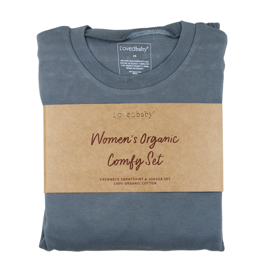 Moonstone | Women's Organic Comfy Crew & Jogger Set