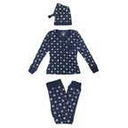 Snowy Night | Women's Holiday Thermal PJ & Cap Set