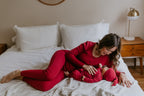 Crimson | Women's Organic Thermal Lounge Set