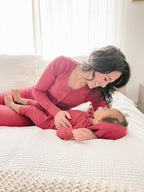 Crimson | Women's Organic Thermal Lounge Set
