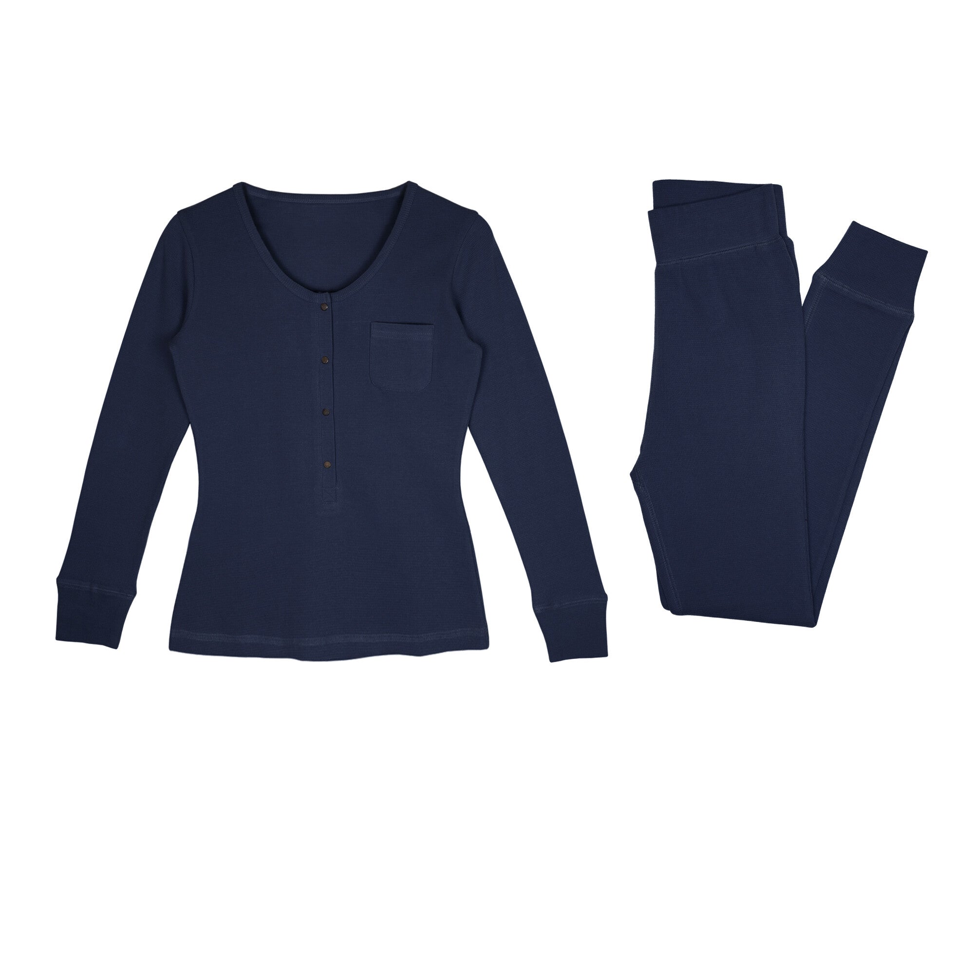 Midnight | Women's Organic Thermal Lounge Set
