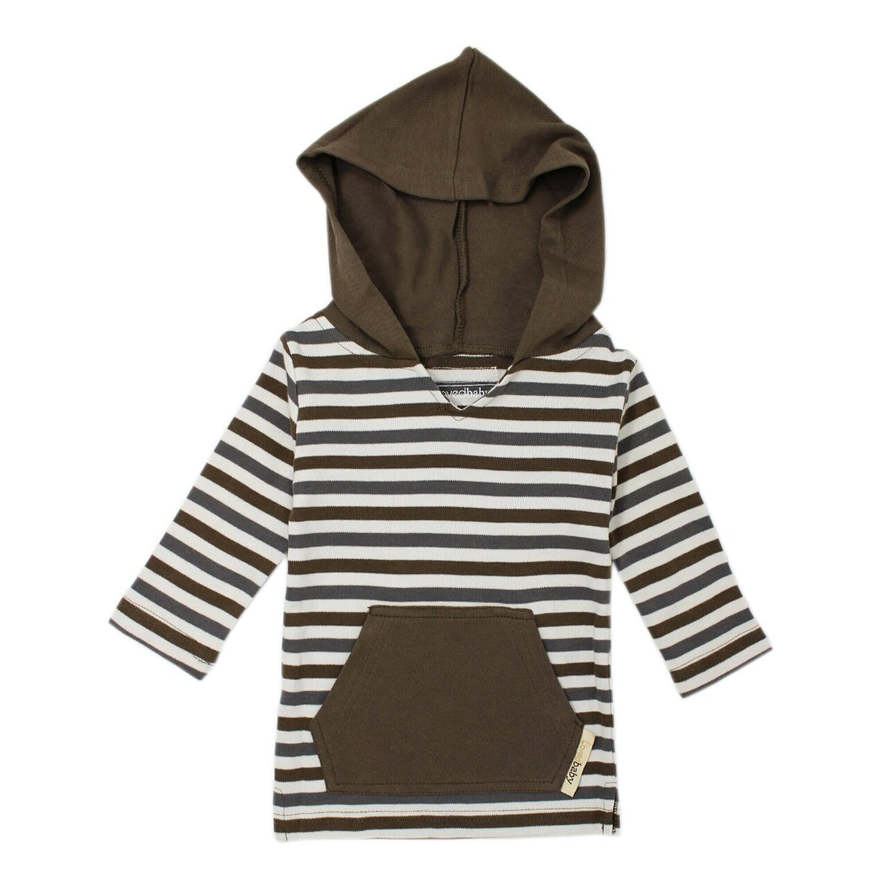 Gray Stripe | Organic Hoodie