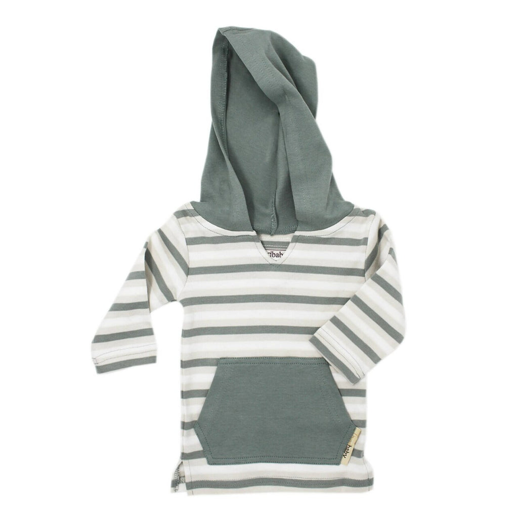 Seafoam Stripe | Organic Hoodie