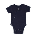 Navy | Organic Short-Sleeve Kimono Bodysuit