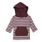 Eggplant Stripe | Organic Hoodie