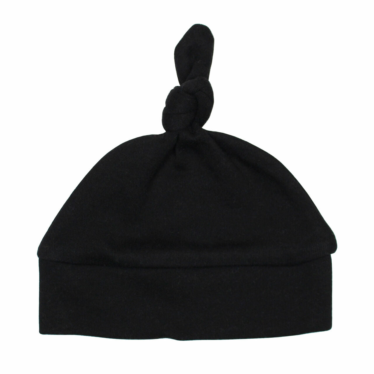 Black | Organic Knotted Hat
