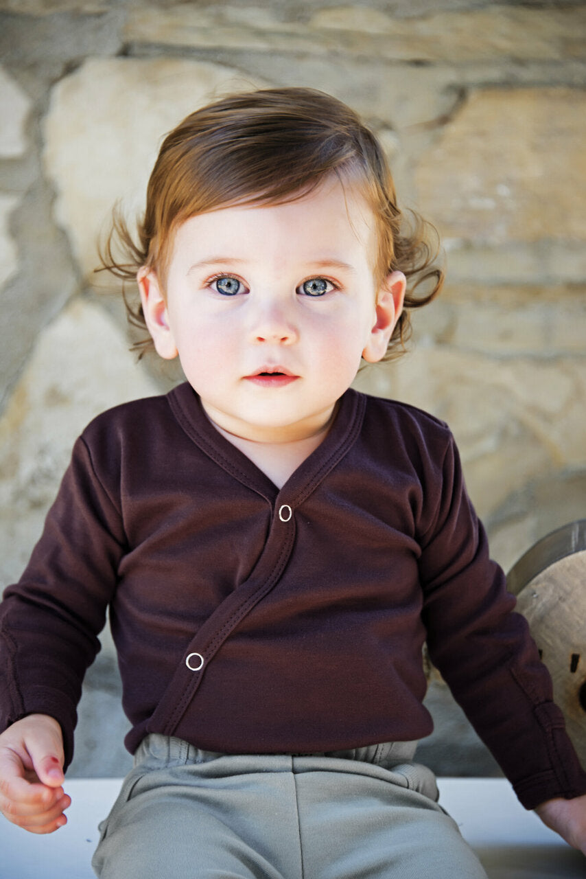 Eggplant | Organic Kimono Bodysuit