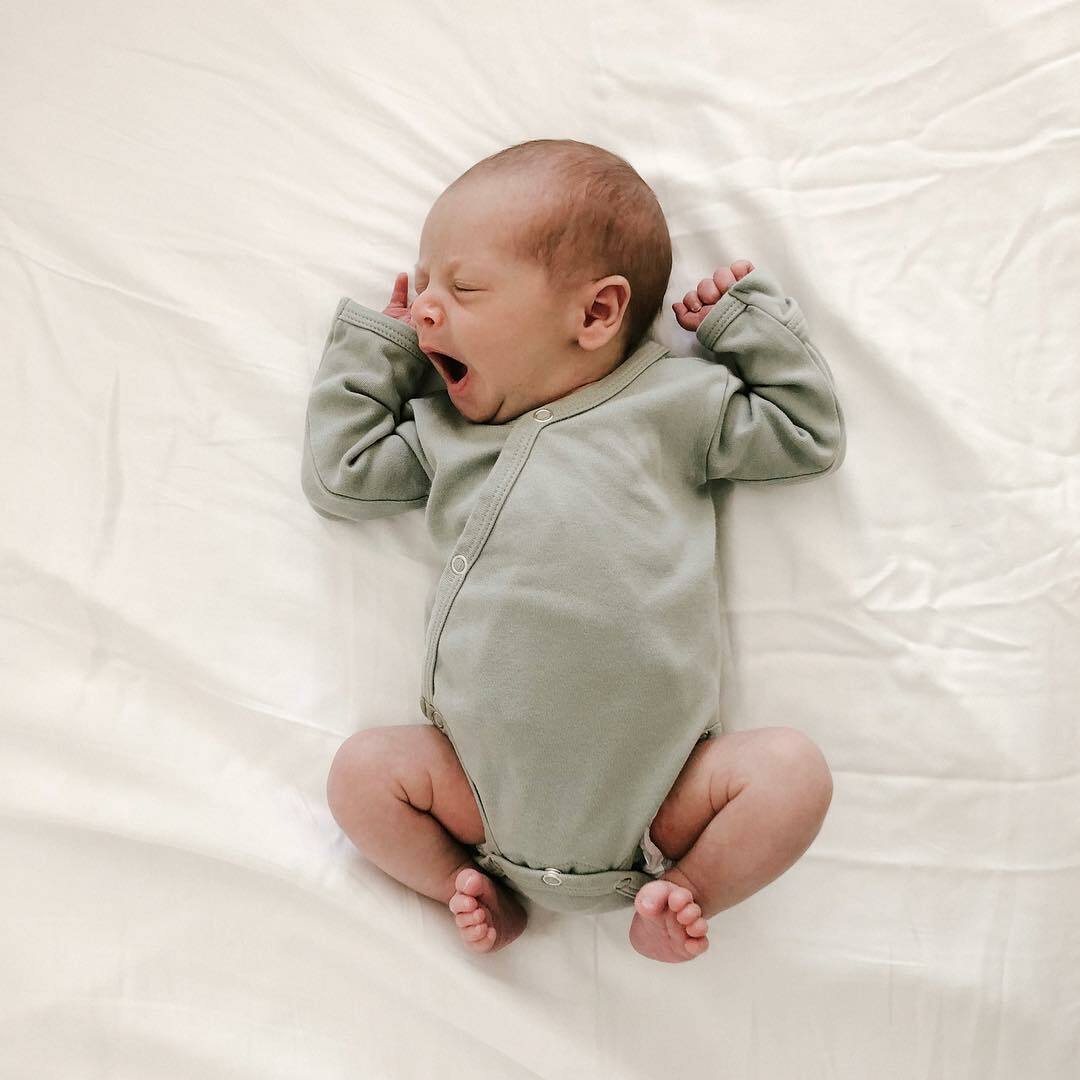 Seafoam | Organic Kimono Bodysuit