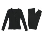 Black | Women's Organic Lounge Set