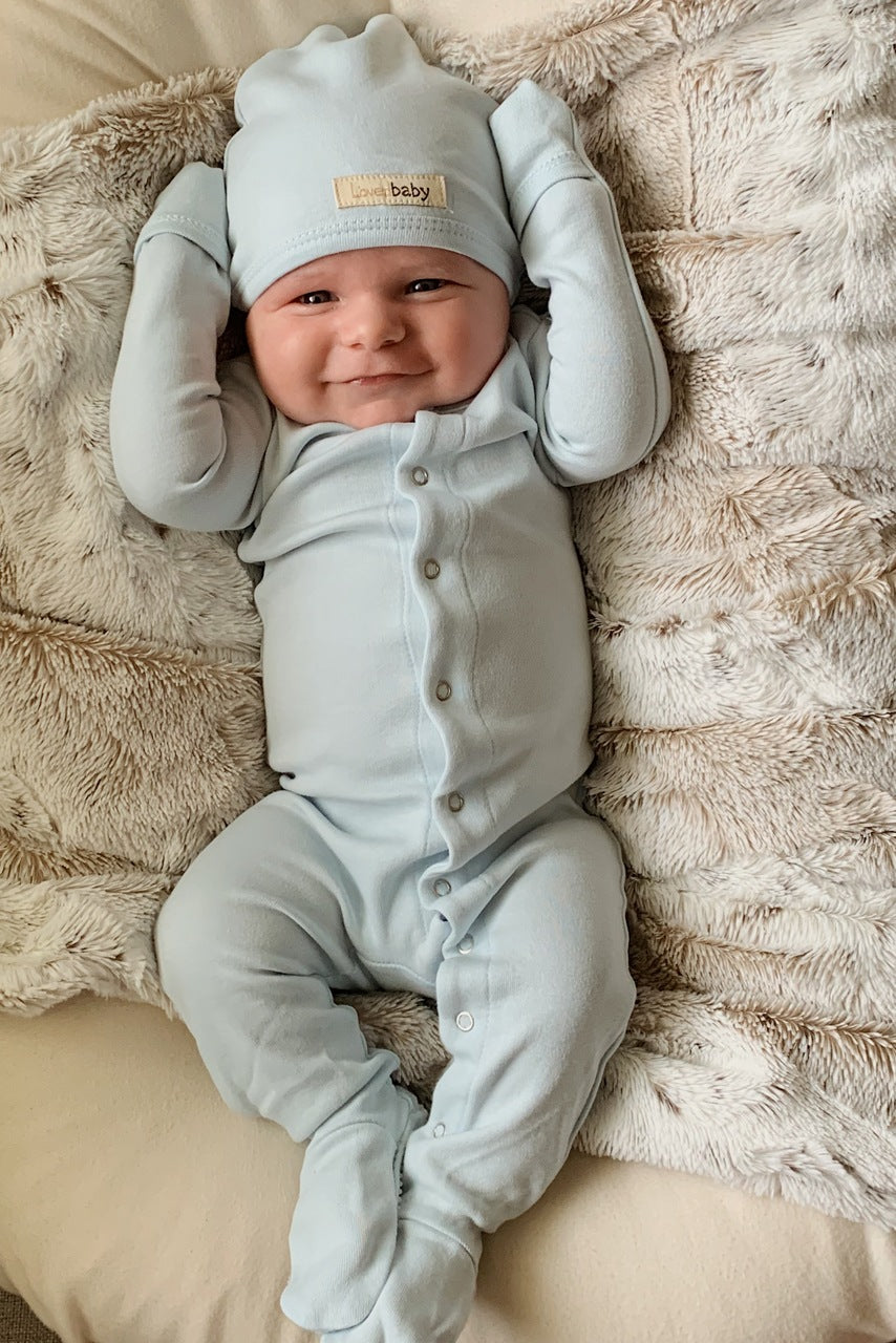 Moonbeam | Organic Snap Footie