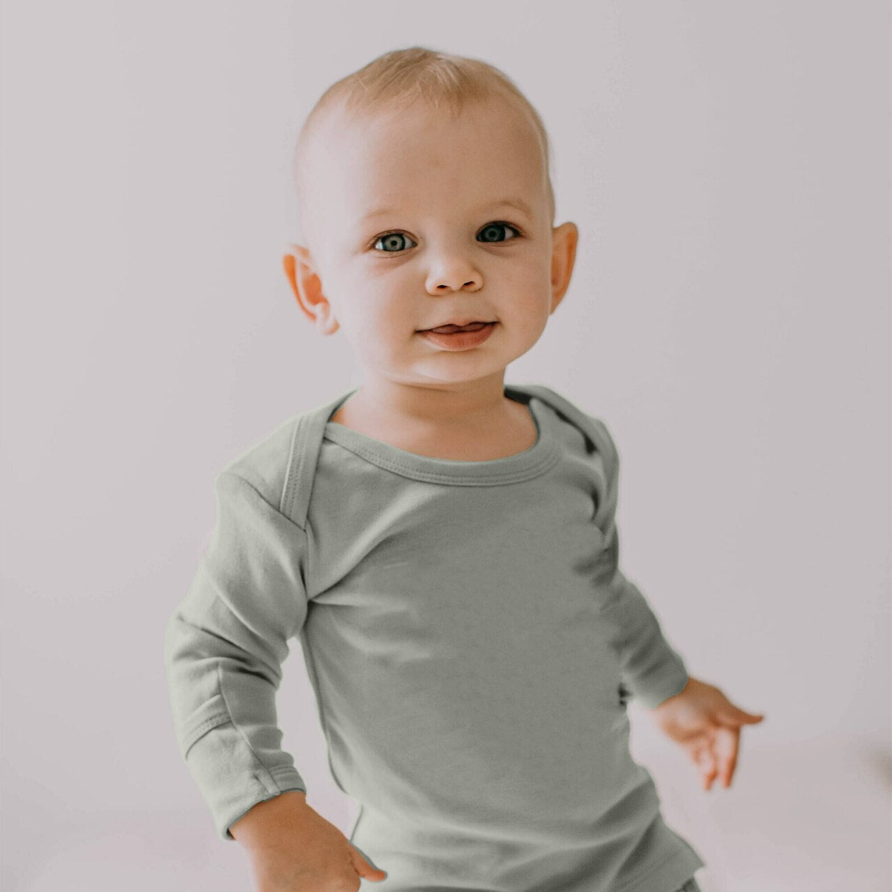 Seafoam | Organic L/Sleeve Shirt