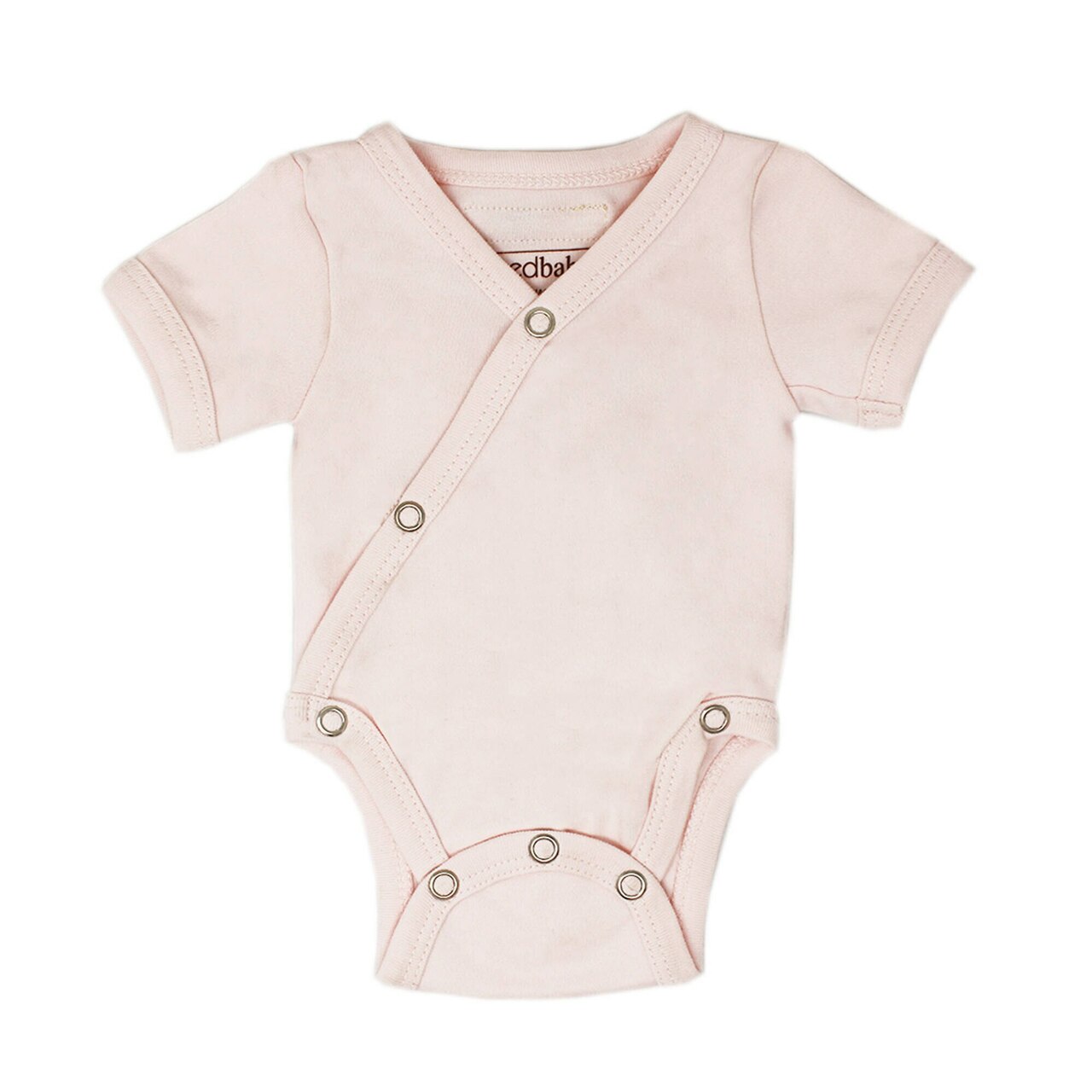 Blush | Organic Short-Sleeve Kimono Bodysuit