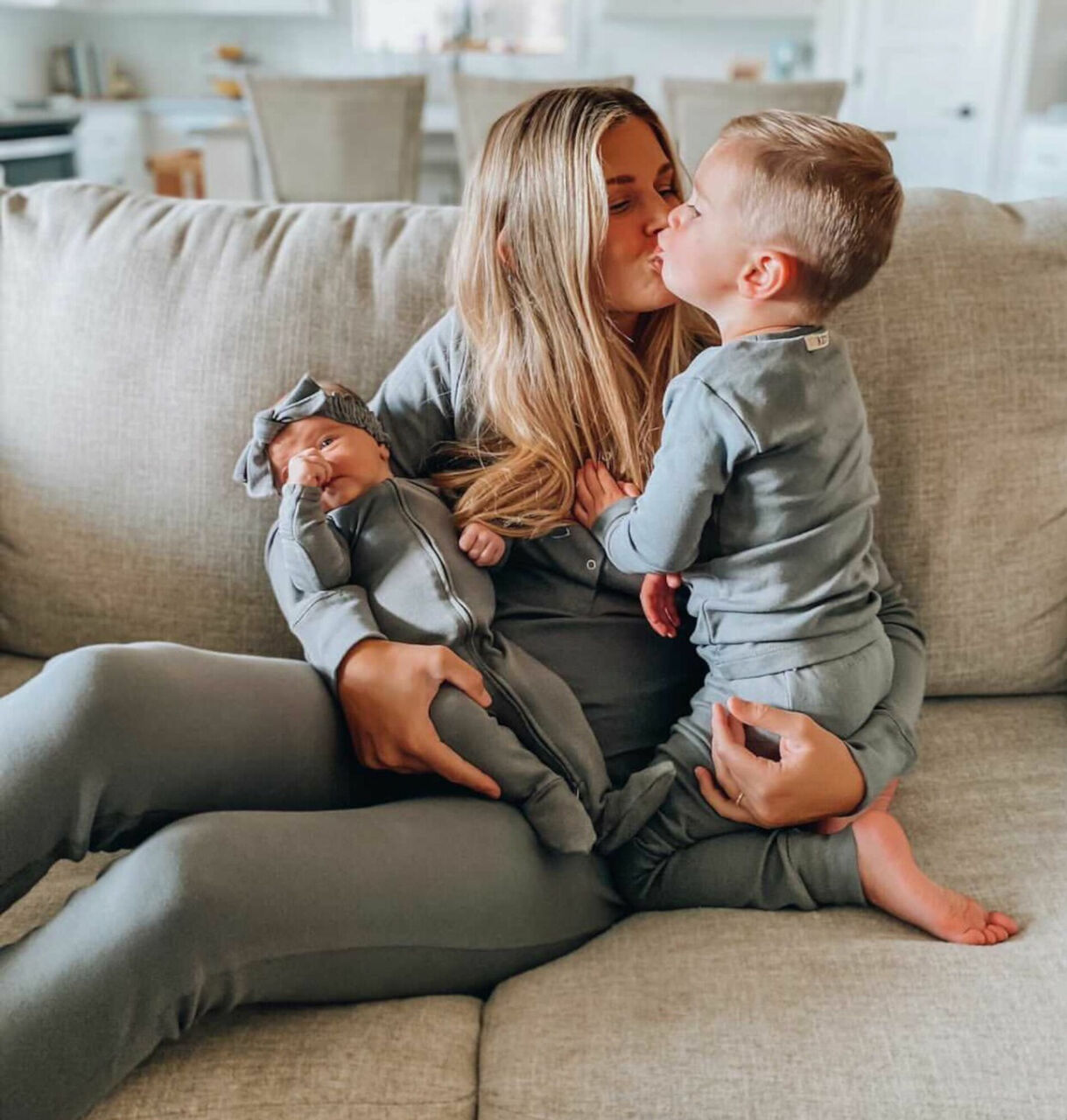 Gray | Kid's Organic PJ Set