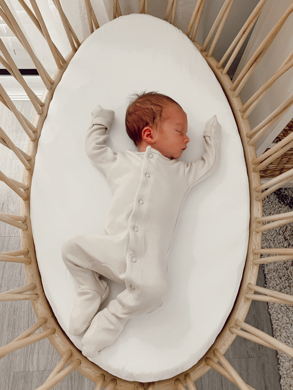 Stone | Organic Snap Footie