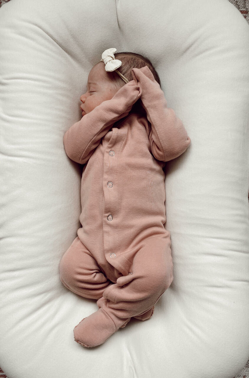 Mauve | Organic Snap Footie