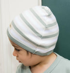 Seafoam Stripe | Organic Cute Cap