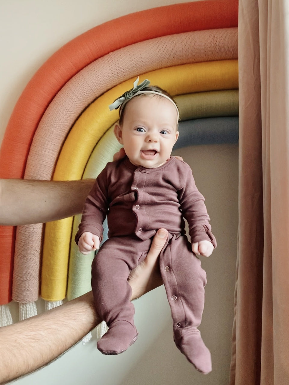 Eggplant | Organic Snap Footie