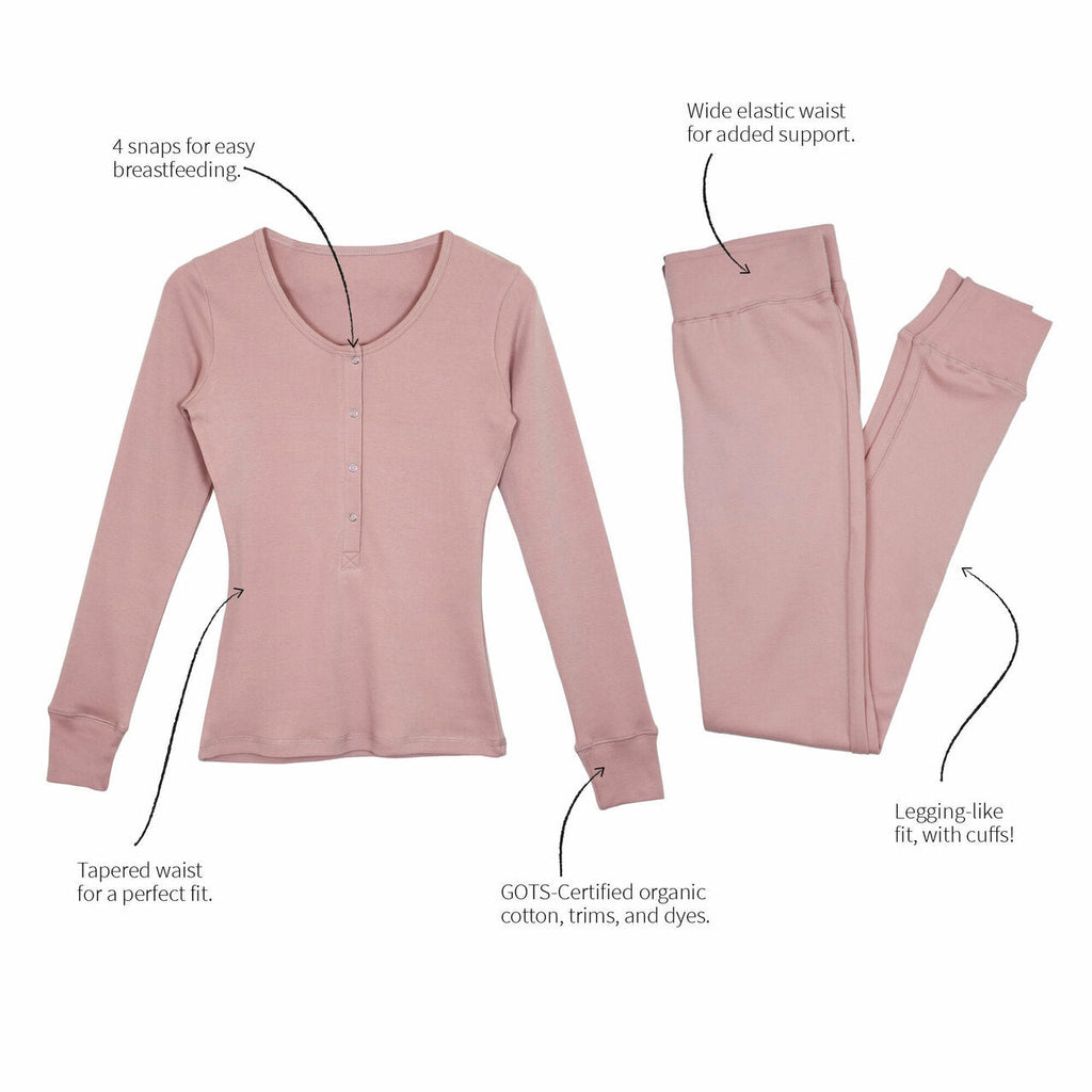 Mauve | Women's Organic Lounge Set