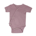 Lavender | Organic Short-Sleeve Kimono Bodysuit