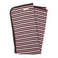 Eggplant Stripe | Organic Blanket