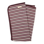 Eggplant Stripe | Organic Blanket