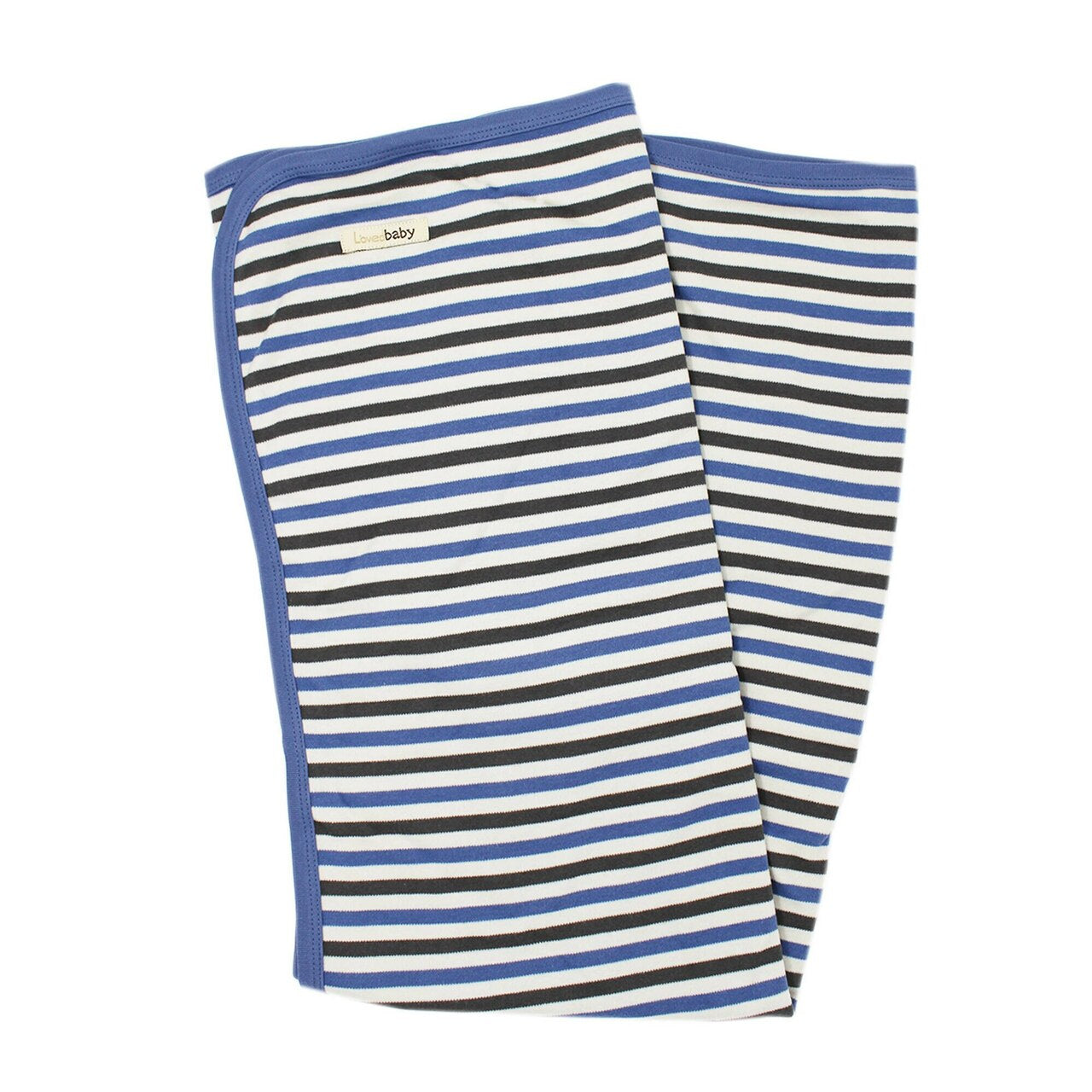 Slate Stripe | Organic Blanket