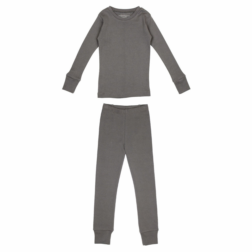 Gray | Kid's Organic PJ Set
