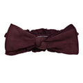 Eggplant | Organic Smocked Tie Headband