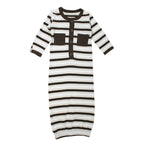 Bark Stripe | Organic Gown
