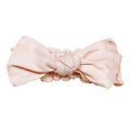 Blush | Organic Smocked Tie Headband