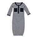 Navy/White | Organic Gown